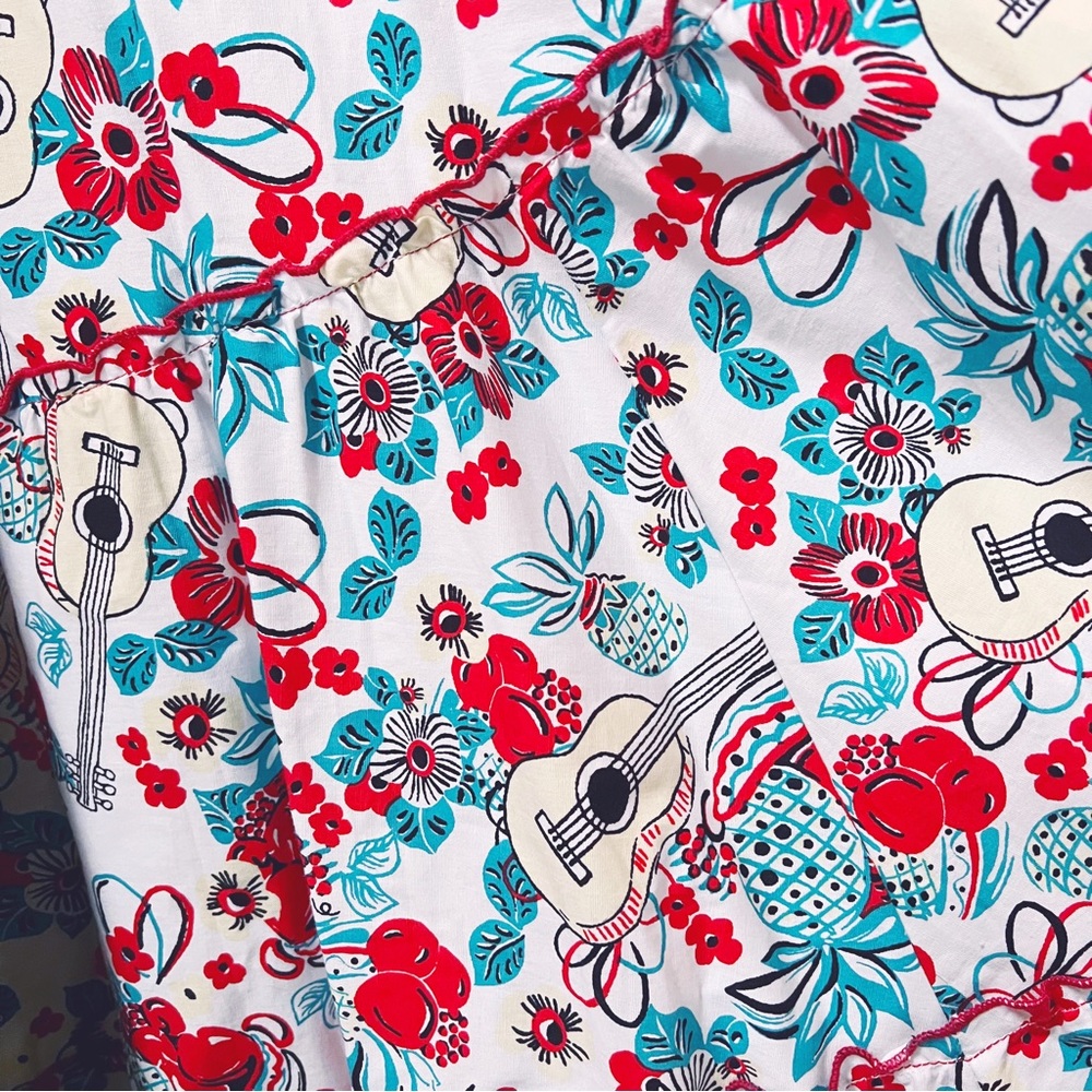 Bettie Page Tropical Print Circle Skirt - Picture 5 of 5